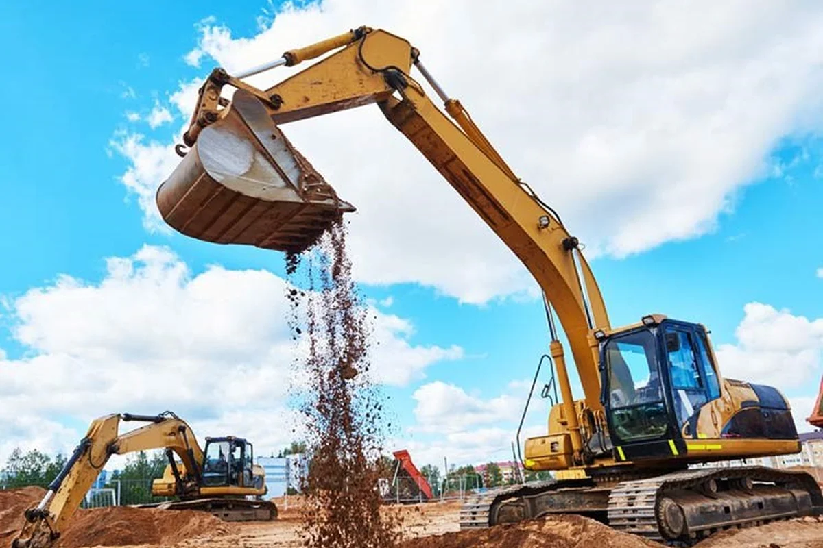 Bina Temel Hafriyatı uygulaması yapan profesyonel hafriyatçı ekip